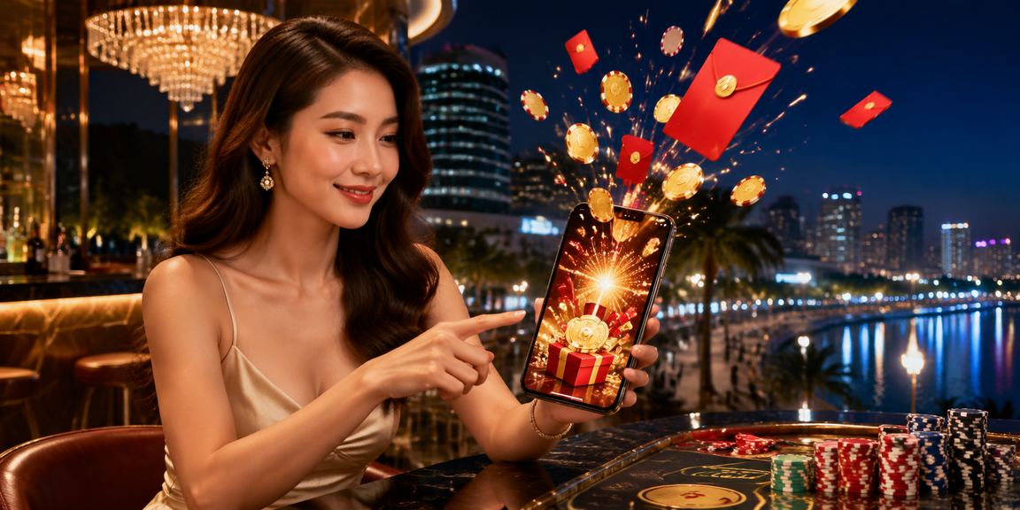 Pemain VIP Malaysia dari Pulau Pinang menerima sampul merah bonus eksklusif daripada platform hentqi20