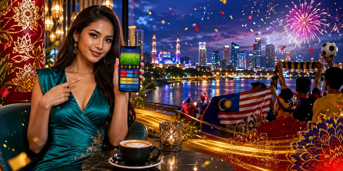 Peminat bola sepak Selangor FC membuat pertaruhan dalam talian di stadium melalui telefon pintar